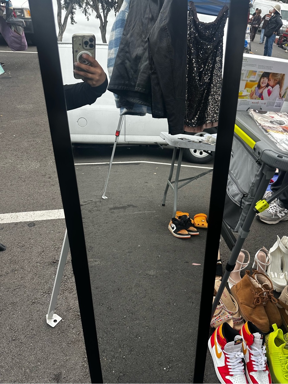 Target Black Full-Length Floor Mirror